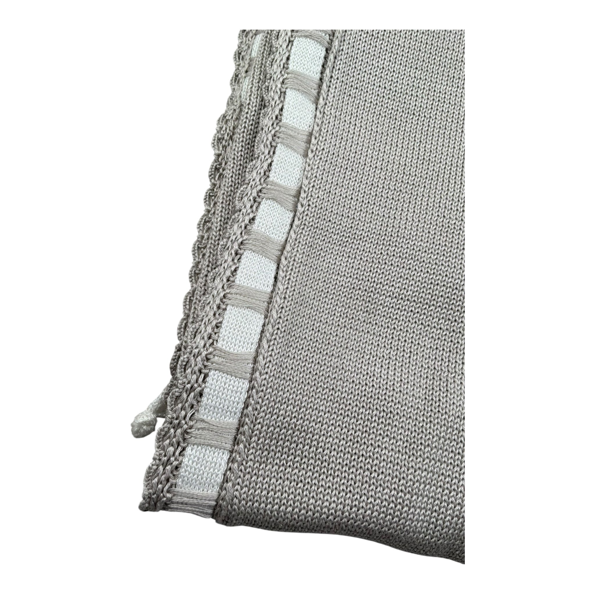Marlu' Coperta Tinta Unita con Ricami per Neonata EPC BEIGE MARLU' 