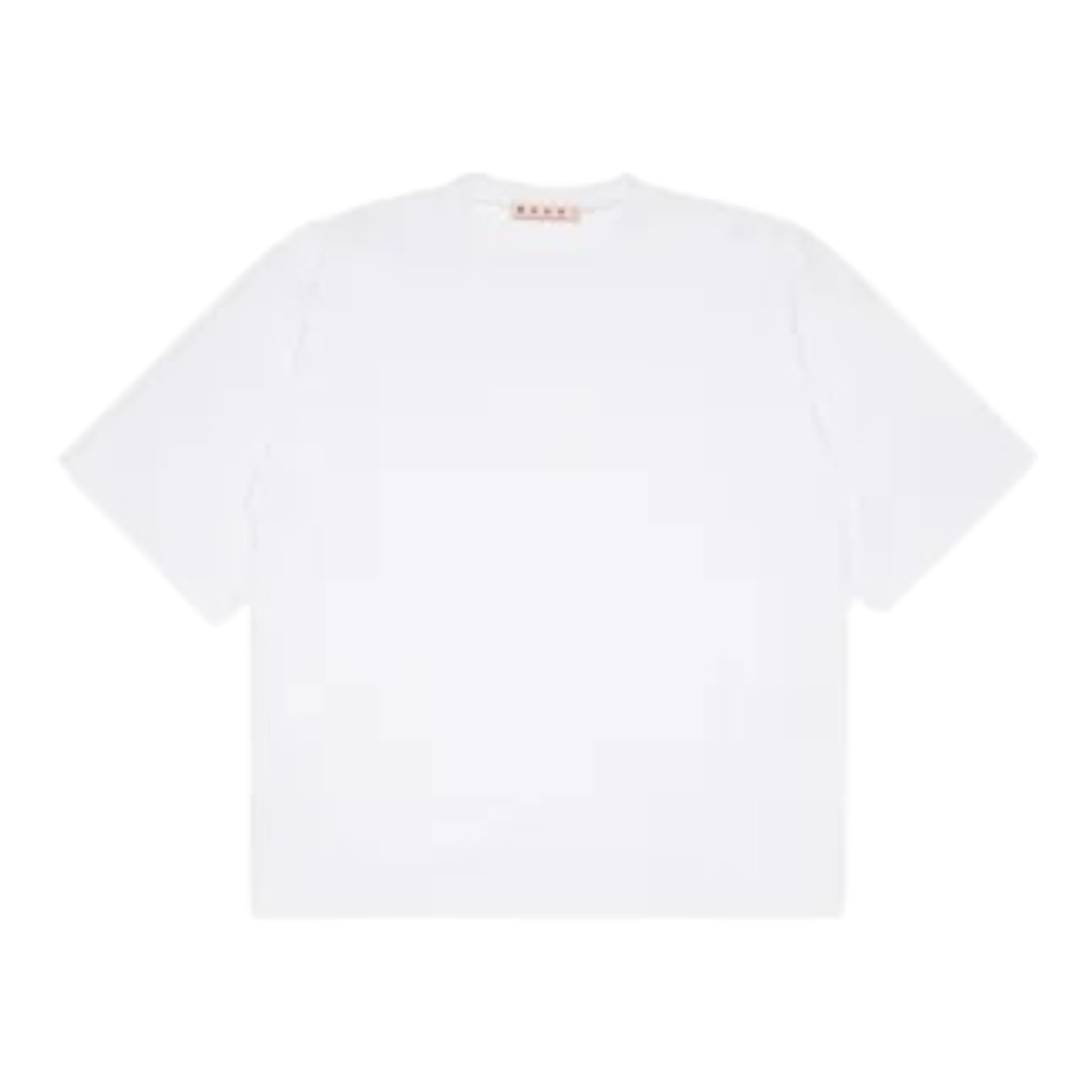 Marni T-Shirt Girocollo Tinta Unita con Stampa per Bambina M01317 BIANCO MARNI 