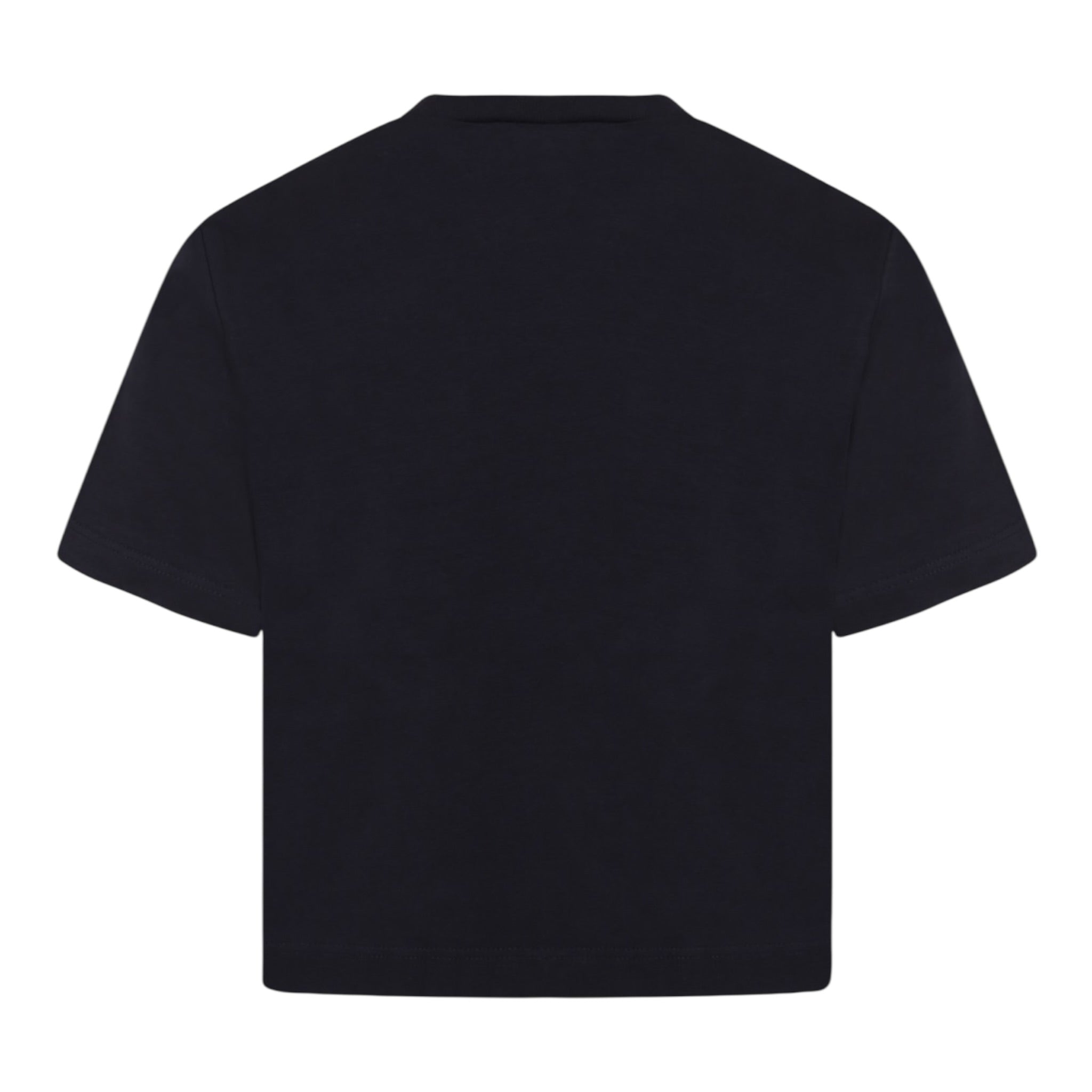 Marni T-Shirt Girocollo Tinta Unita con Stampa per Bambina M01317X BLU MARNI 