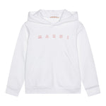 Marni Felpa Chiusa con Cappuccio Tinta Unita con Logo per Bambino M01407 BIANCO MARNI 