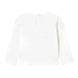 Mayoral Shirt Girocollo Tinta Unita con Stampa per Neonata 1050 BIANCO MAYORAL 