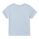 Mayoral T-Shirt Girocollo Tinta Unita con Stampa per Neonato 1053 AZZURRO MAYORAL 