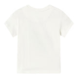 Mayoral T-Shirt Girocllo Tinta Unita con Stampa per Neonato 1062 BIANCO MAYORAL 