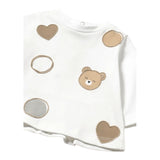Mayoral T-Shirt Girocollo Tinta Unita con Stampa per Neonata 1071 BIANCO MAYORAL 