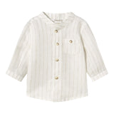 Mayoral Camicia tinta unita con Fantasia A Righe Panna per Neonato 11033X PANNA MAYORAL 