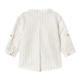 Mayoral Camicia tinta unita con Fantasia A Righe Panna per Neonato 11033X PANNA MAYORAL 