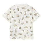 Mayoral Camicia Mezza Manica Fantasia A Righe per Neonato 1112X BIANCO MAYORAL 