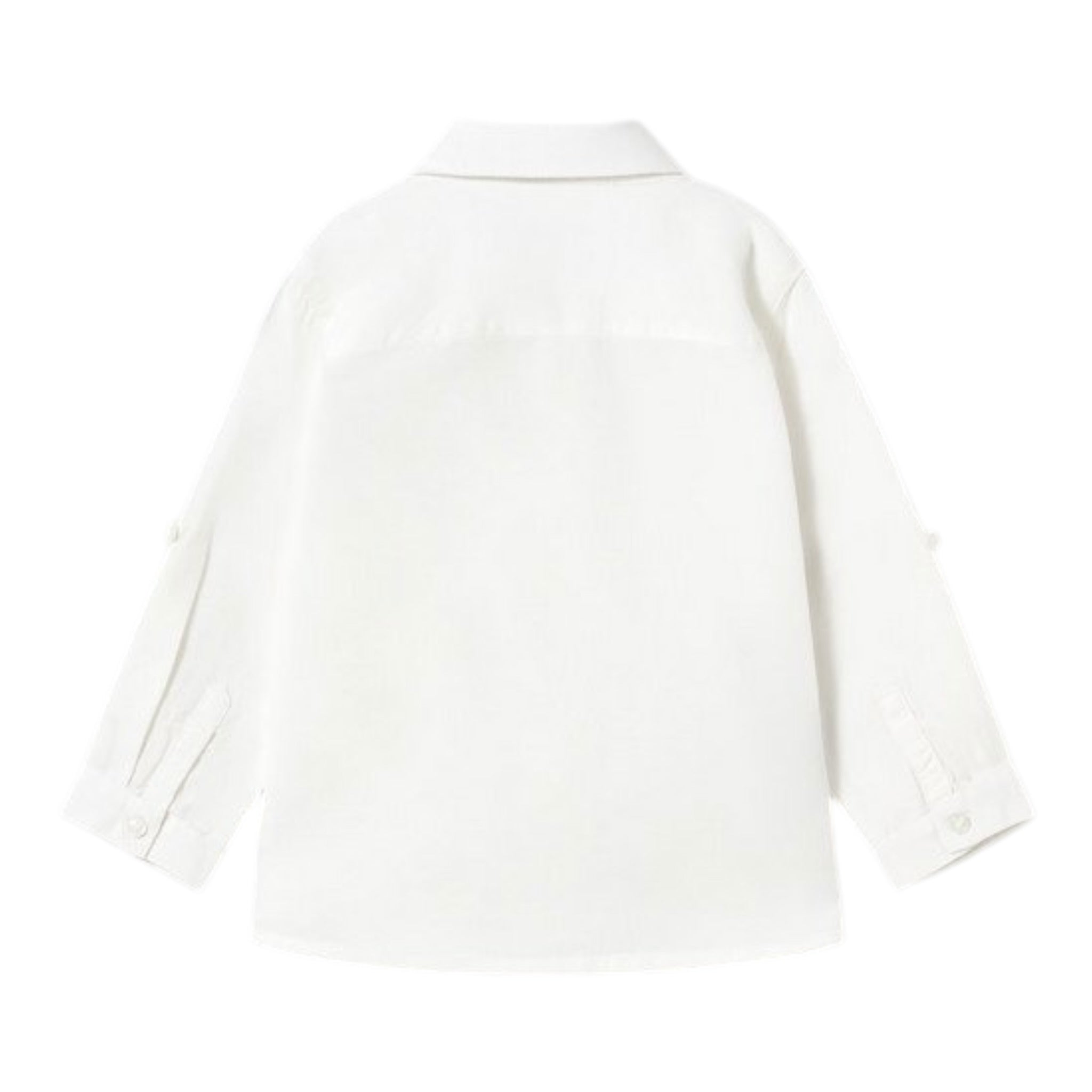 Mayoral Camicia Manica Lunga Tinta Unita per Neonato 1116X BIANCO MAYORAL 