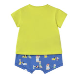 Mayoral Completo 2 Pezzi T-Shirt-Bermuda per Neonato 1206 VERDE MAYORAL 