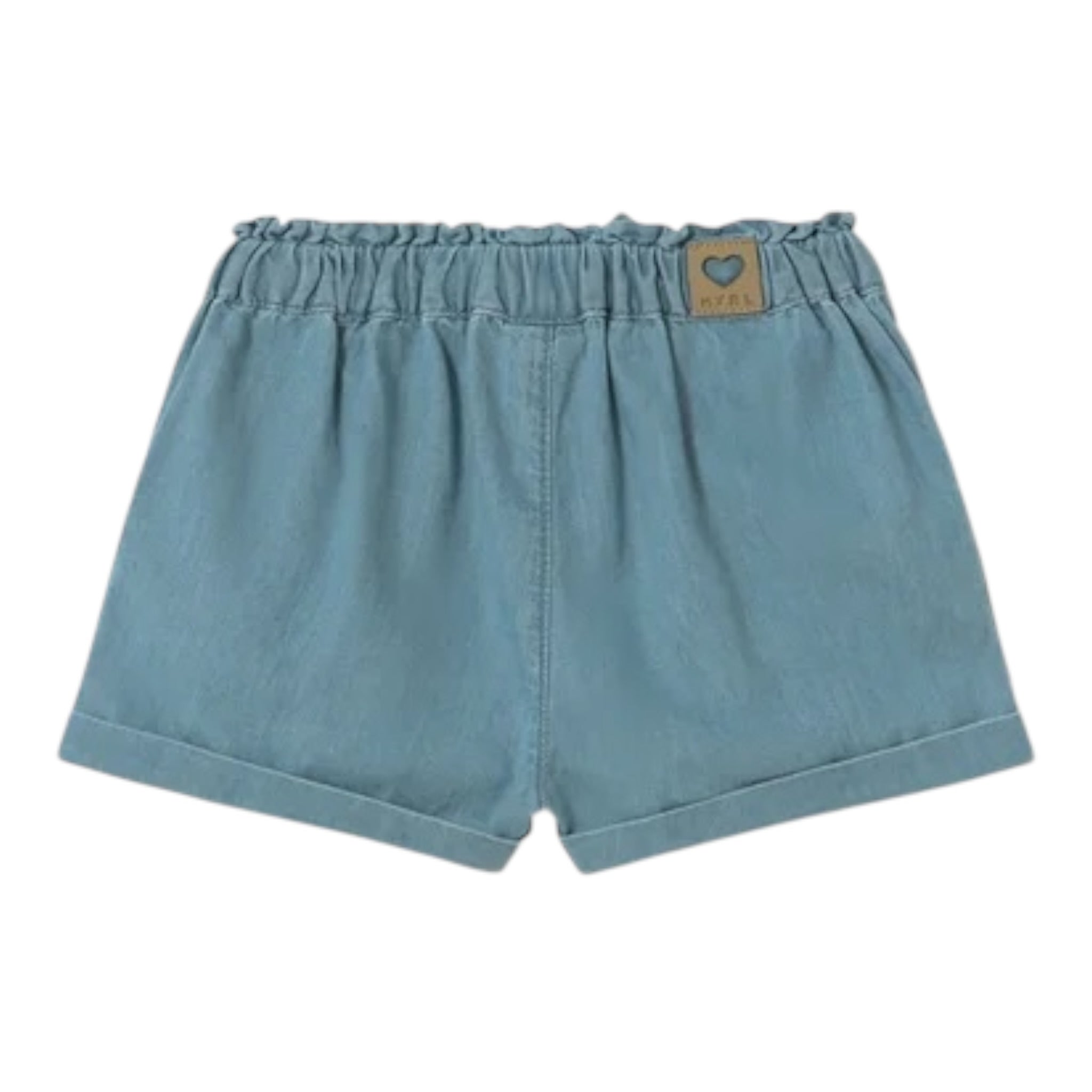 Mayoral Short In Denim Tinta Unita per Neonata 1227 AZZURRO MAYORAL 