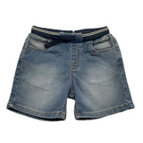 Mayoral Bermuda In Denim Tinta Unita con Elastico In Vita per Neonato 1248X AZZURRO MAYORAL 