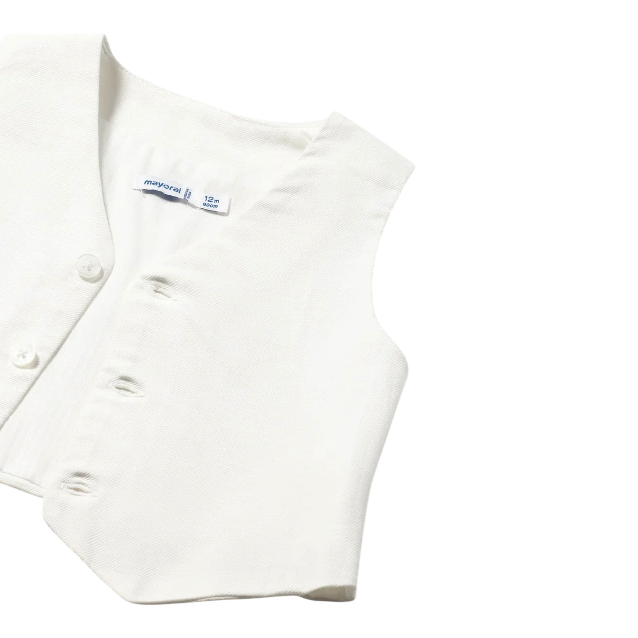 Mayoral Gilet tinta unita Panna per Bambino 1303JX PANNA MAYORAL 