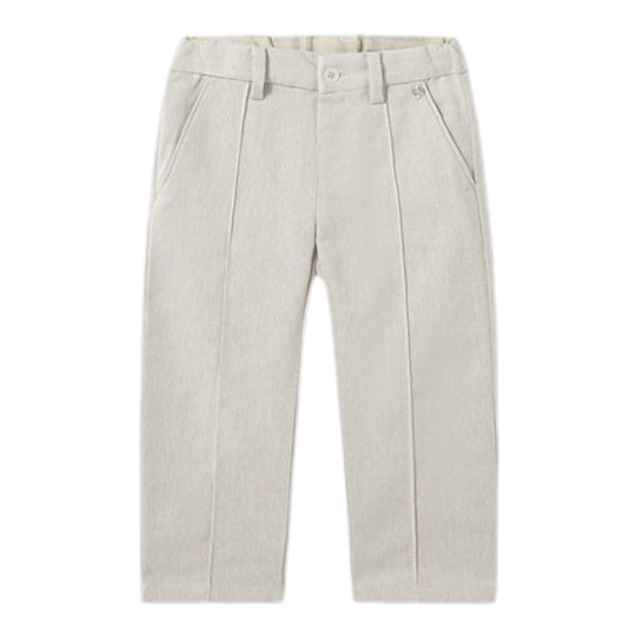 Mayoral Pantalone Tinta Unita con Girovita Regolabile per Neonato 1576 BEIGE MAYORAL 