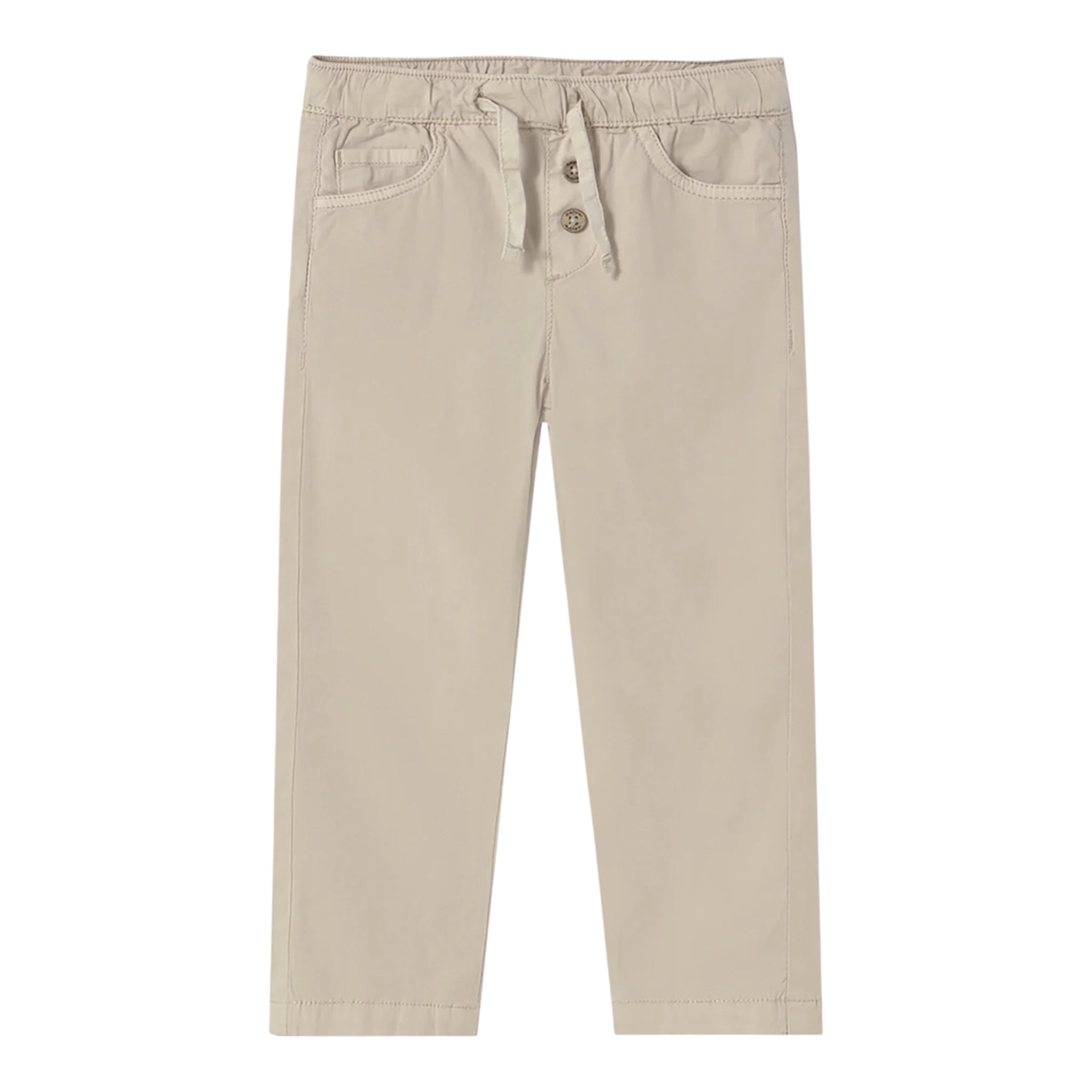 Mayoral Pantalone tinta unita con Elastico In Vita Beige per Neonato 1577X BEIGE MAYORAL 