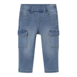Mayoral Jeans Tinta Unita con Tasconi per Neonato 1578 AZZURRO MAYORAL 