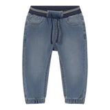 Mayoral Jeans Tinta Unita con Elastico In Vita per Neonato 1583X AZZURRO MAYORAL 