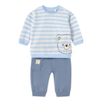 Mayoral Completo 2 Pezzi Felpa-Pantalone Azzurro per Neonato 1612X AZZURRO MAYORAL 
