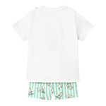 Mayoral Completo 2 Pezzi T-Shirt-Bermuda per Neonato 16488 BIANCO MAYORAL 