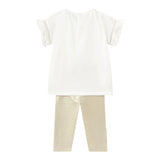 Mayoral Completo 2 Pezzi T-Shirt-Leggins per Bambina 173486J BIANCO MAYORAL 
