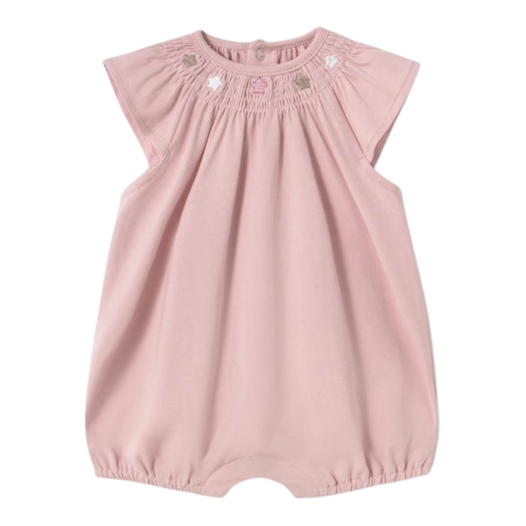 Mayoral Set 2 Pagliaccetti Bicolore per Neonata 1749XX ROSA/PANNA MAYORAL 