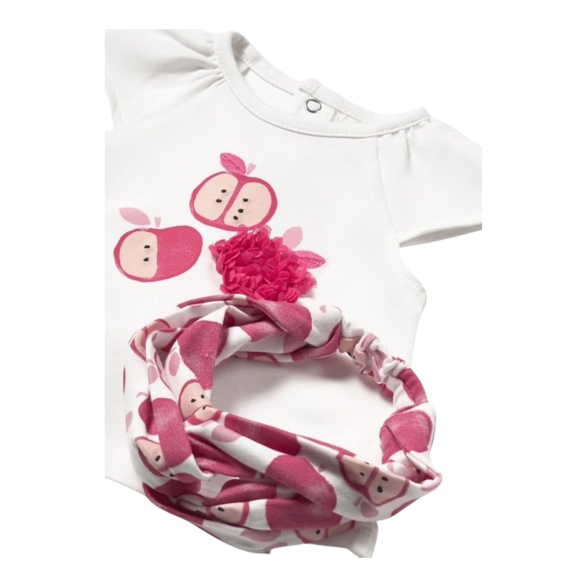 Mayoral Completo 3 Pezzi Canotte-Leggins-Fascia Capelli per Neonata 1763 BIANCO MAYORAL 