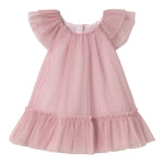 Mayoral Abito Giromanica Tinta Unita con Tulle per Neonata 1850 ROSA MAYORAL 