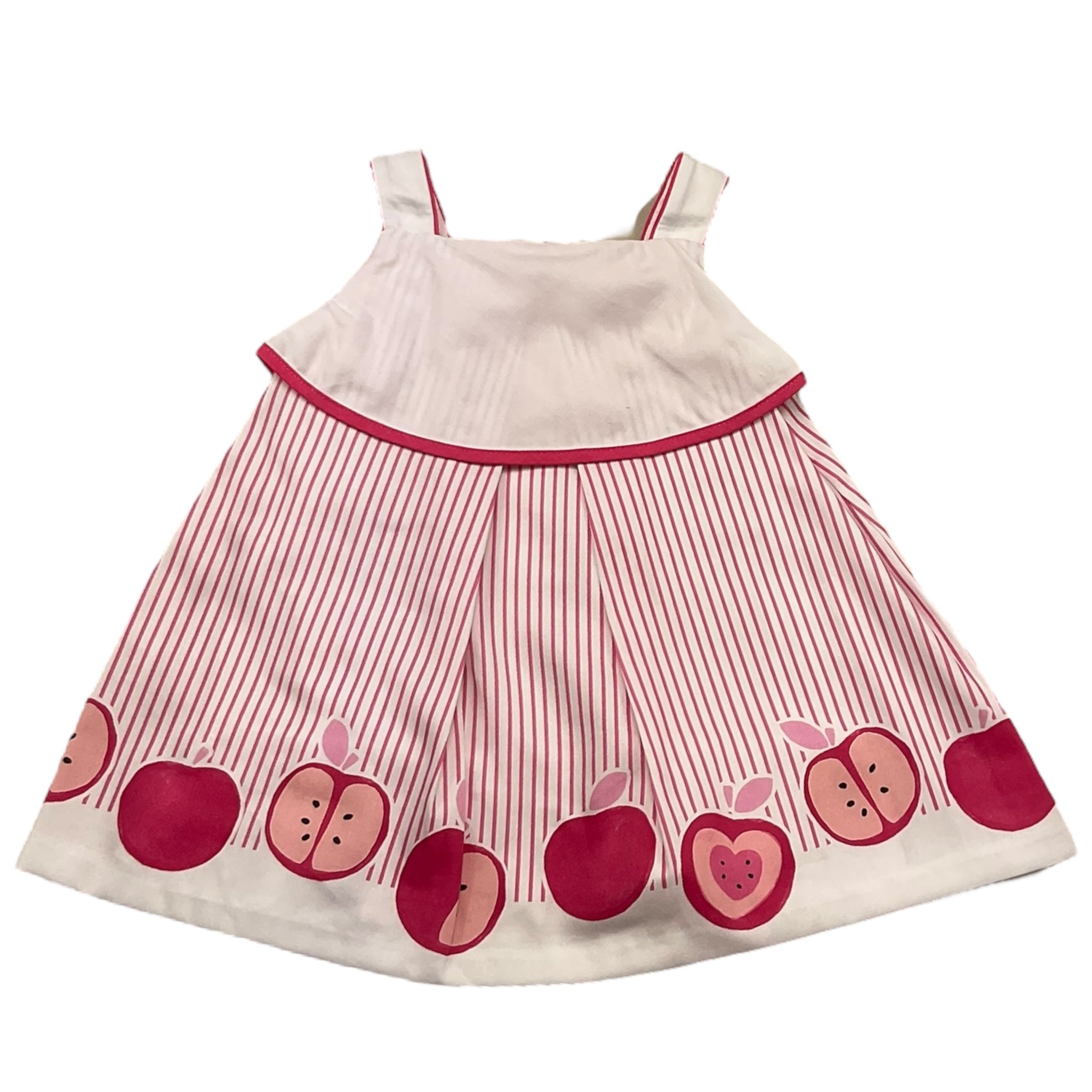 Mayoral Abito Giromanica Fantasia A Righe Bicolore per Neonata 1864 BIANCO/FUXIA MAYORAL 
