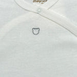 Mayoral Body Mezza Manica Tinta Unita per Neonato 2707MM BIANCO MAYORAL 