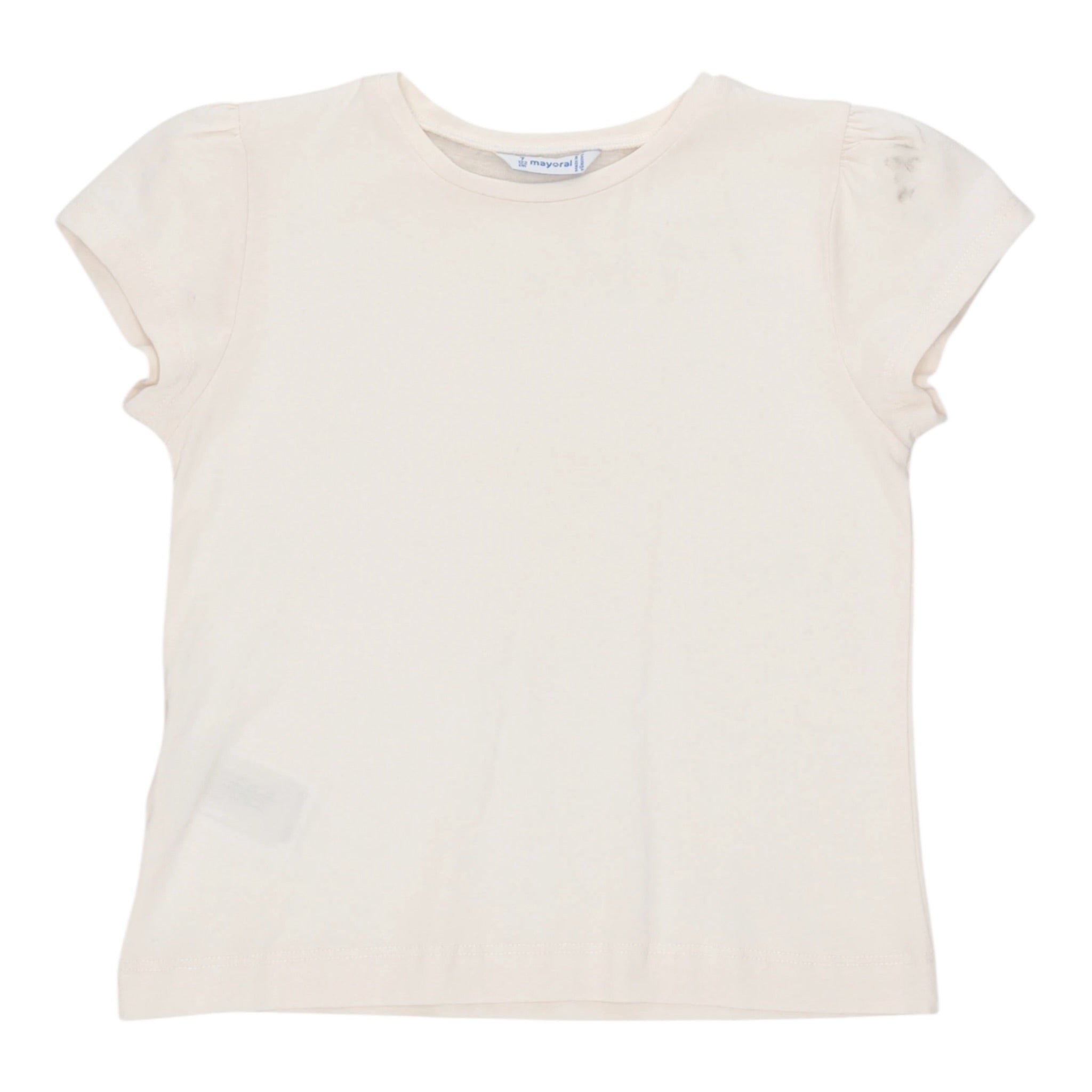 Mayoral T-Shir Tinta Unita con Gilet per Bambina 3007 PANNA MAYORAL 
