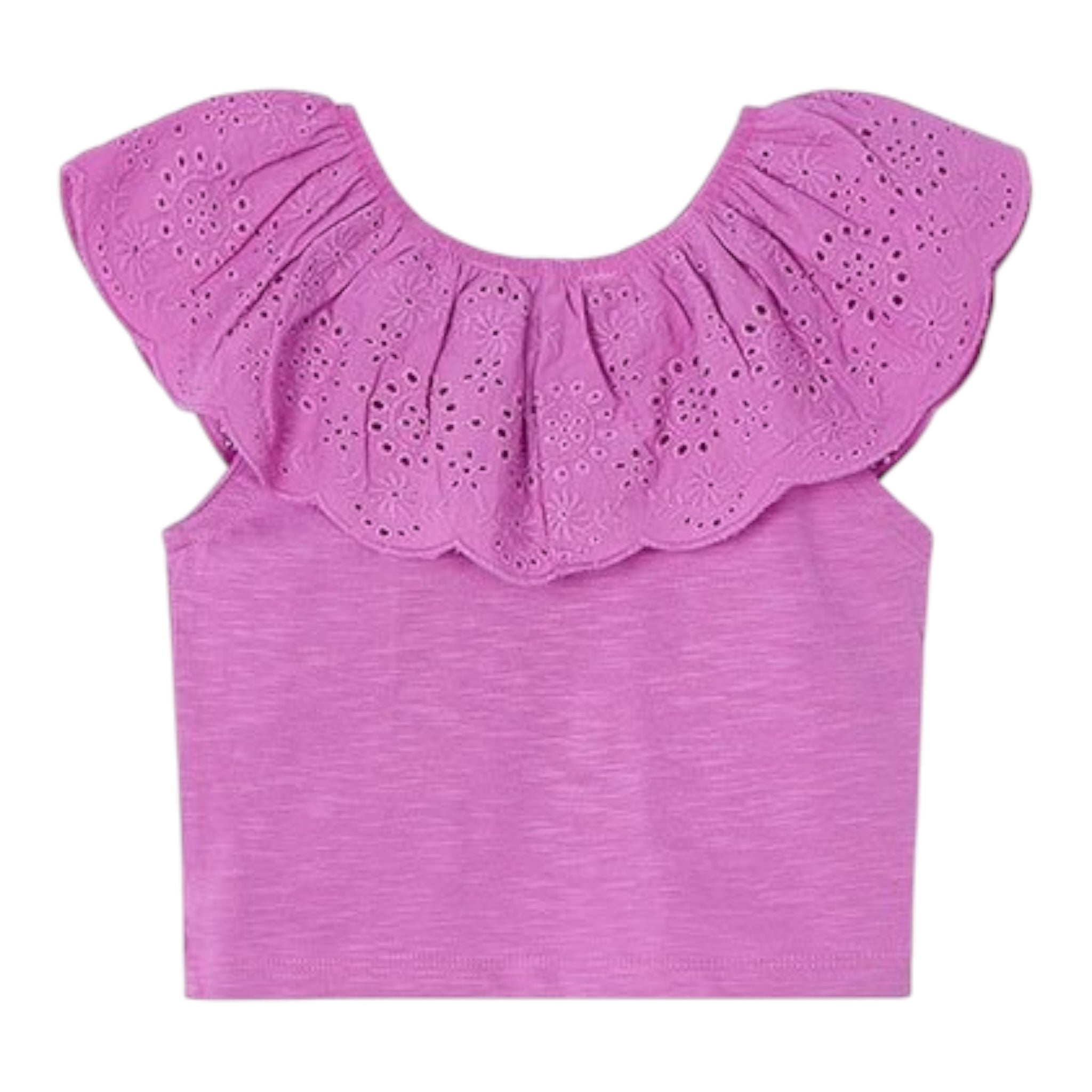 Mayoral Top Tinta Unita con Scollo A Barca per Bambina 3012 VIOLA MAYORAL 