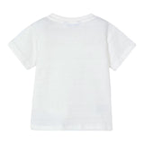 Mayoral T-Shirt In Maglia Girocollo Tinta Unita per Bambino 3028 BIANCO MAYORAL 