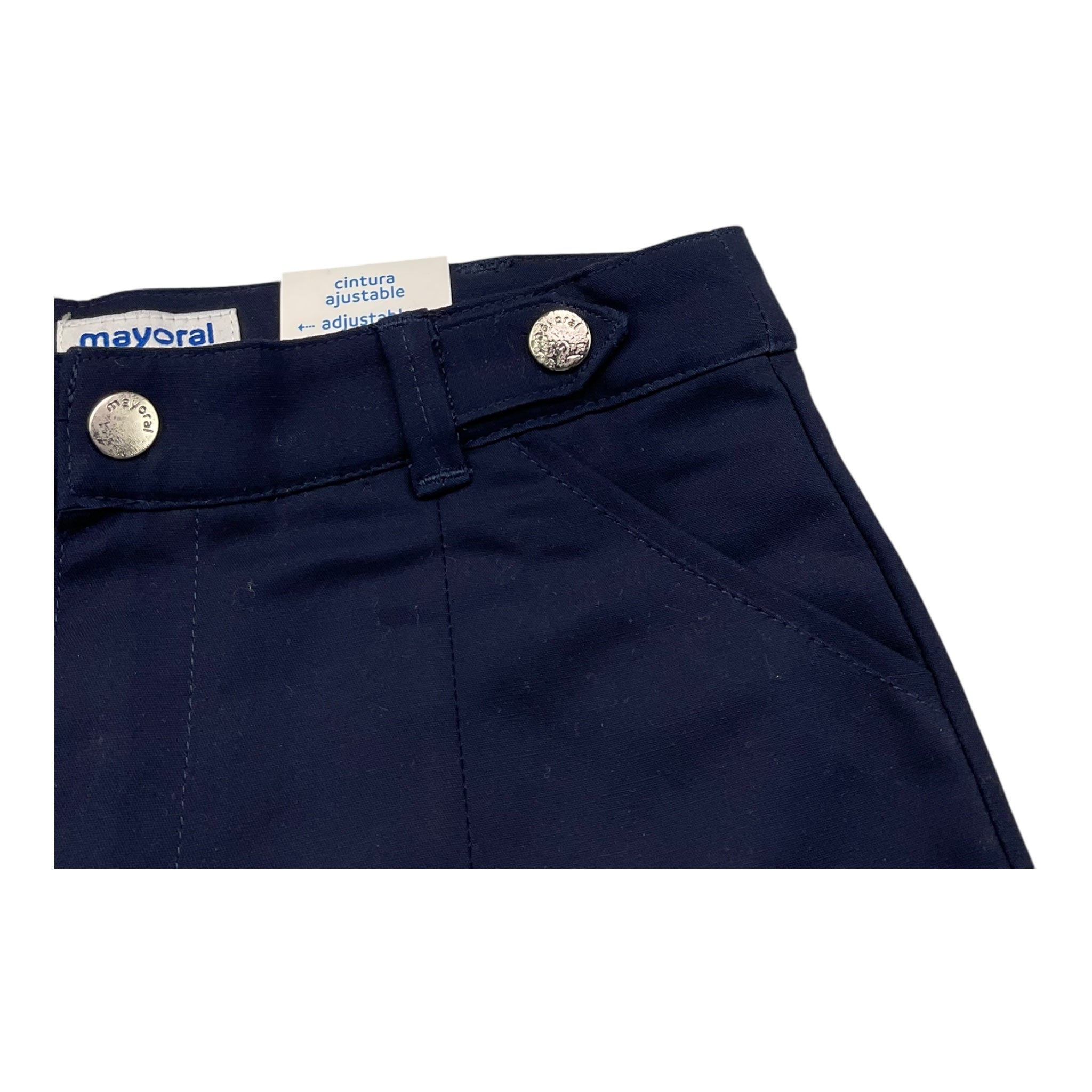 Mayoral Short Tinta Unita con Girovita Regolabile per Bambina 3213 BLU MAYORAL 