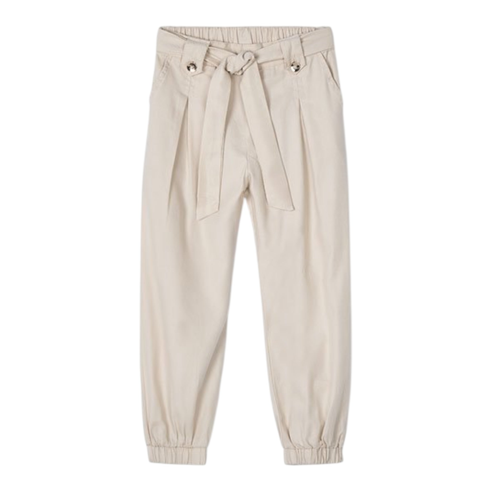Mayoral Pantalone Tinta Unita con Elastico In Vita per Bambina 3556 BEIGE MAYORAL 