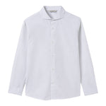 Mayoral Camicia Manica Lunga tinta unita Bianco/Verde per Bambino 6142 BIANCO/VERDE MAYORAL 