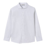 Mayoral Camicia Manica Lunga tinta unita Bianco/Verde per Bambino 6142 BIANCO/VERDE MAYORAL 