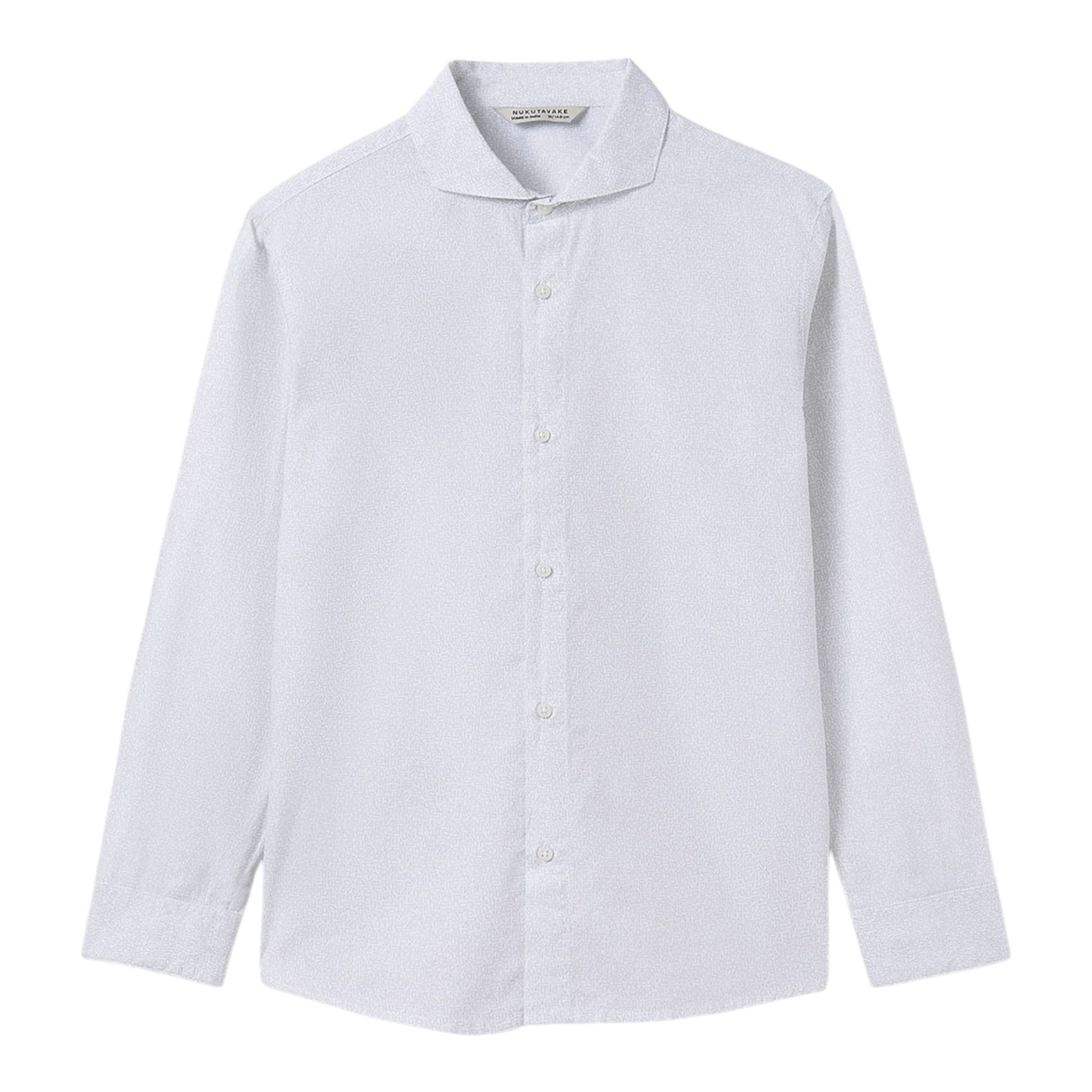 Mayoral Camicia Manica Lunga tinta unita Bianco/Verde per Bambino 6142 BIANCO/VERDE MAYORAL 
