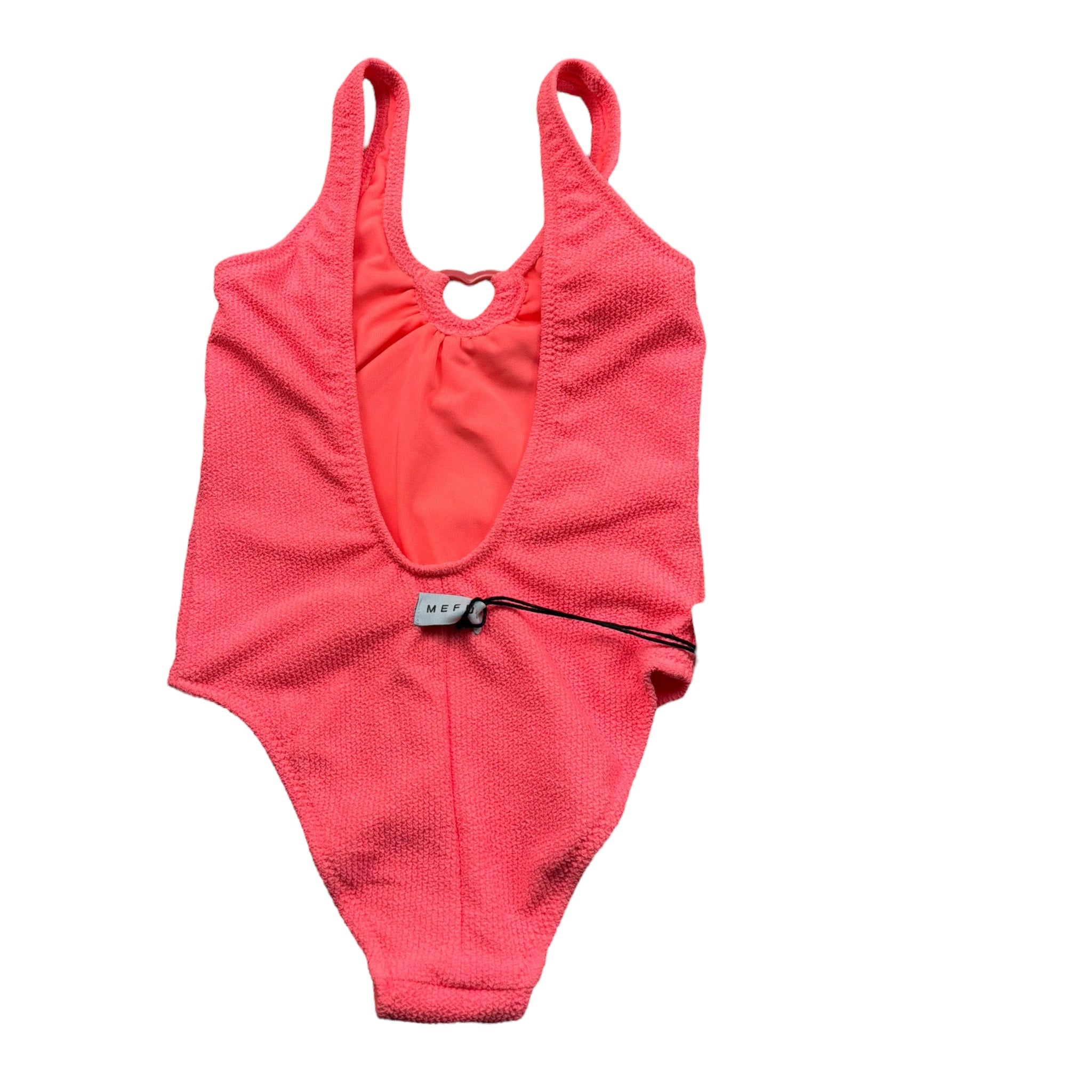 Mefui Costume Intero Tinta Unita per Bambina MJ250411CR ARANCIONE FLUO MEFUI 