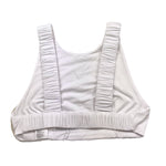 Met Top Tinta Unita con Elastico per Bambina ME162 BIANCO MET 