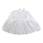 Met Camicia Traforato Tinta Unita per Bambina ME365 BIANCO MET 