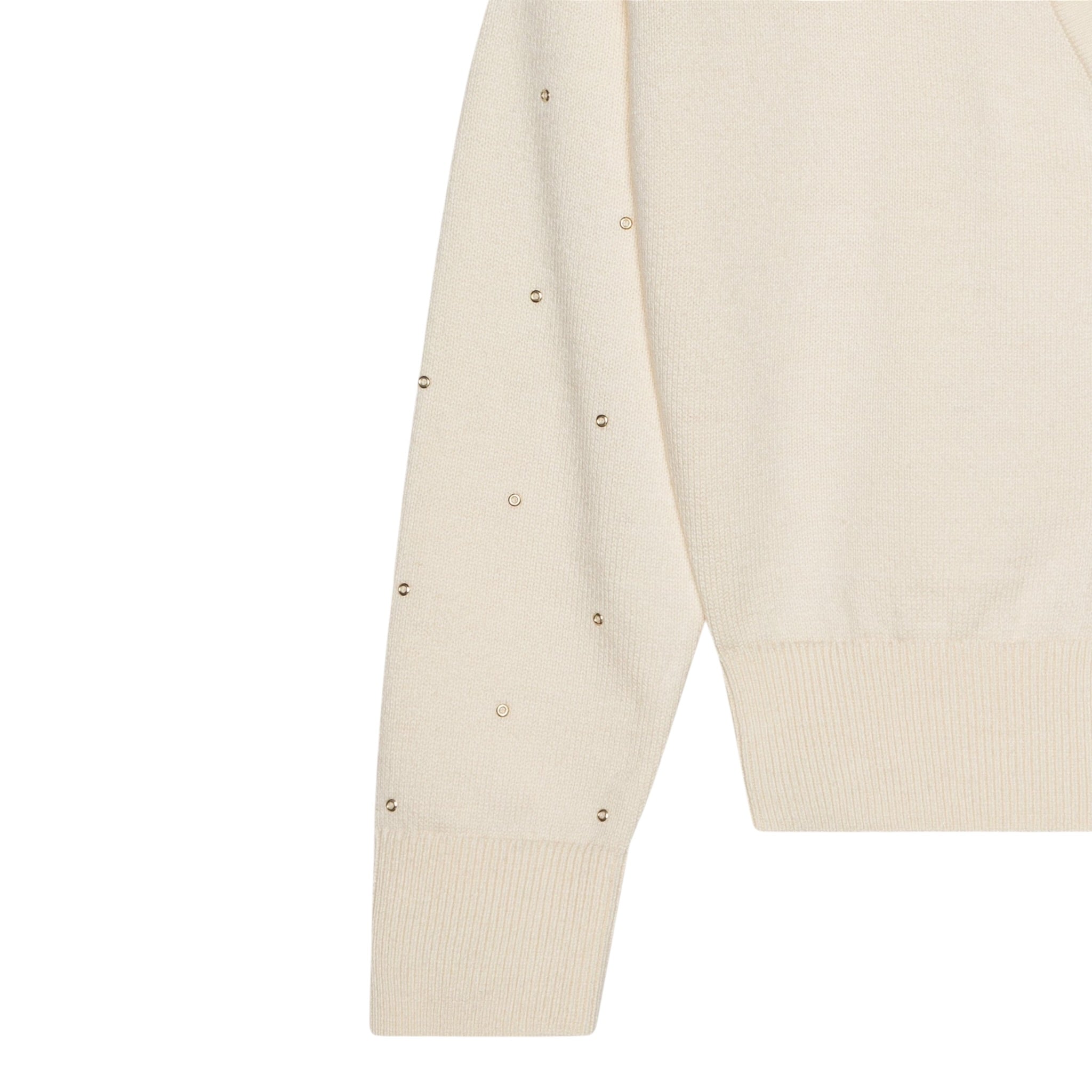 Michael Kors Cardigan tinta unita con Applicazioni Panna per Bambina R30280X PANNA MICHAEL KORS 