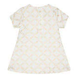 Michael Kors Abito Mezza Manica Girocollo Logato Panna per Bambina R30311JXX PANNA MICHAEL KORS 