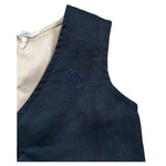 Mini Banda Gilet Tinta Unita per Neonato 326900 BLU MINI BANDA 