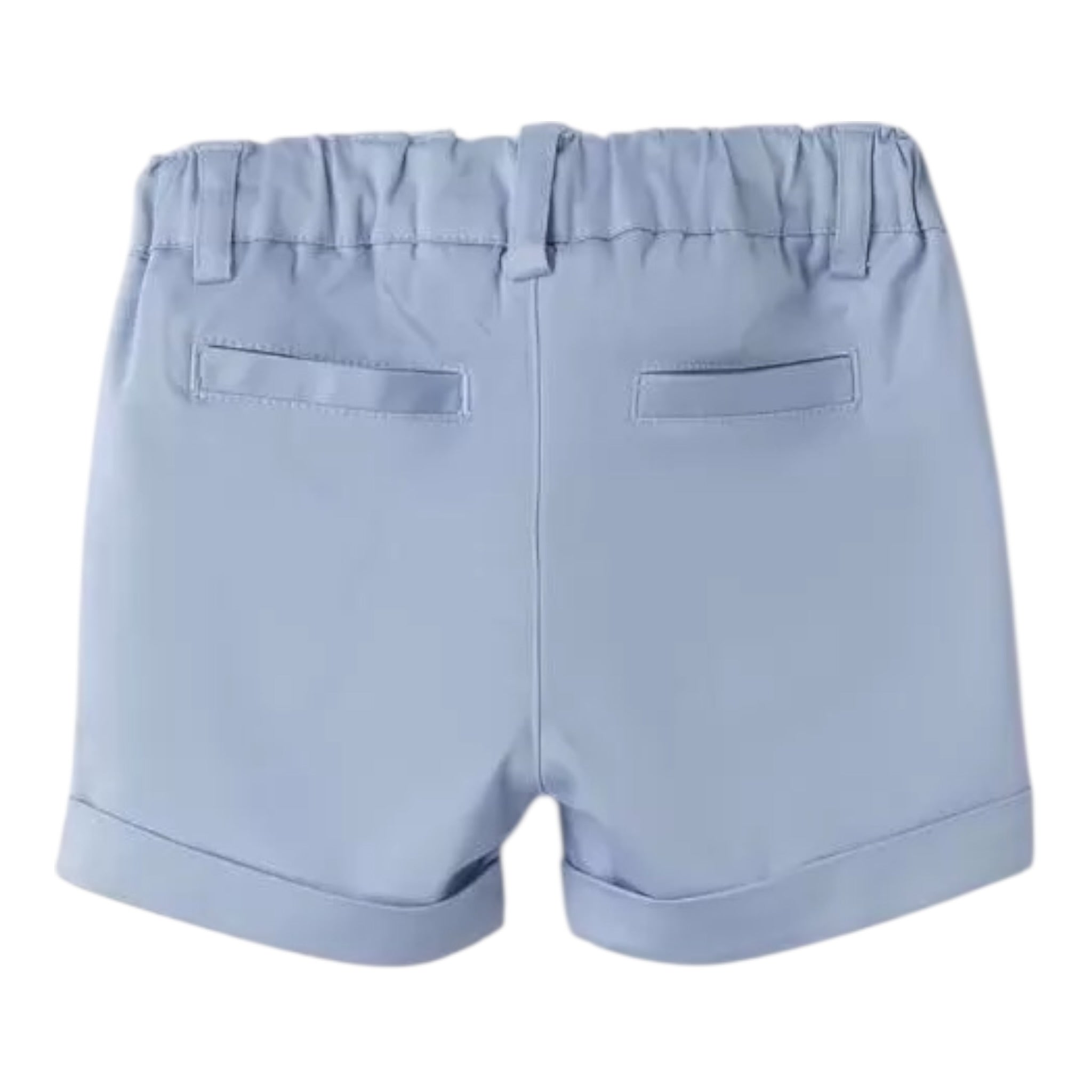 Mini Banda Bermuda tinta unita con Elastico In Vita Polvere per Neonato 3B617 POLVERE MINI BANDA 