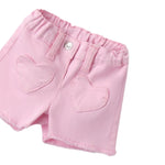 Mini Banda Short Tinta Unita con Girovita Regolabile per Neonata 3B736 ROSA MINI BANDA 