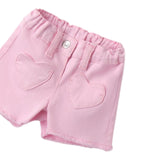 Mini Banda Short Tinta Unita con Girovita Regolabile per Neonata 3B736 ROSA MINI BANDA 
