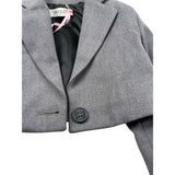 Miss Blumarine Giacca Tinta Unita per Neonata 3141J1227 GRIGIO MISS BLUMARINE 
