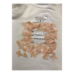 Miss Grant T-Shirt Girocollo Tinta Unita con Stampa In Contrasto per Bambina MG1336J BIANCO MISS GRANT 