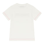 Missoni T-Shirt Girocollo Tinta Unita con Stampa per Bambina MV8B01 BIANCO MISSONI 