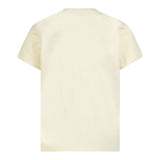 Moncler T-Shirt Girocollo Tinta Unita con Logo per Bambino 8C00005 GIALLO MONCLER 