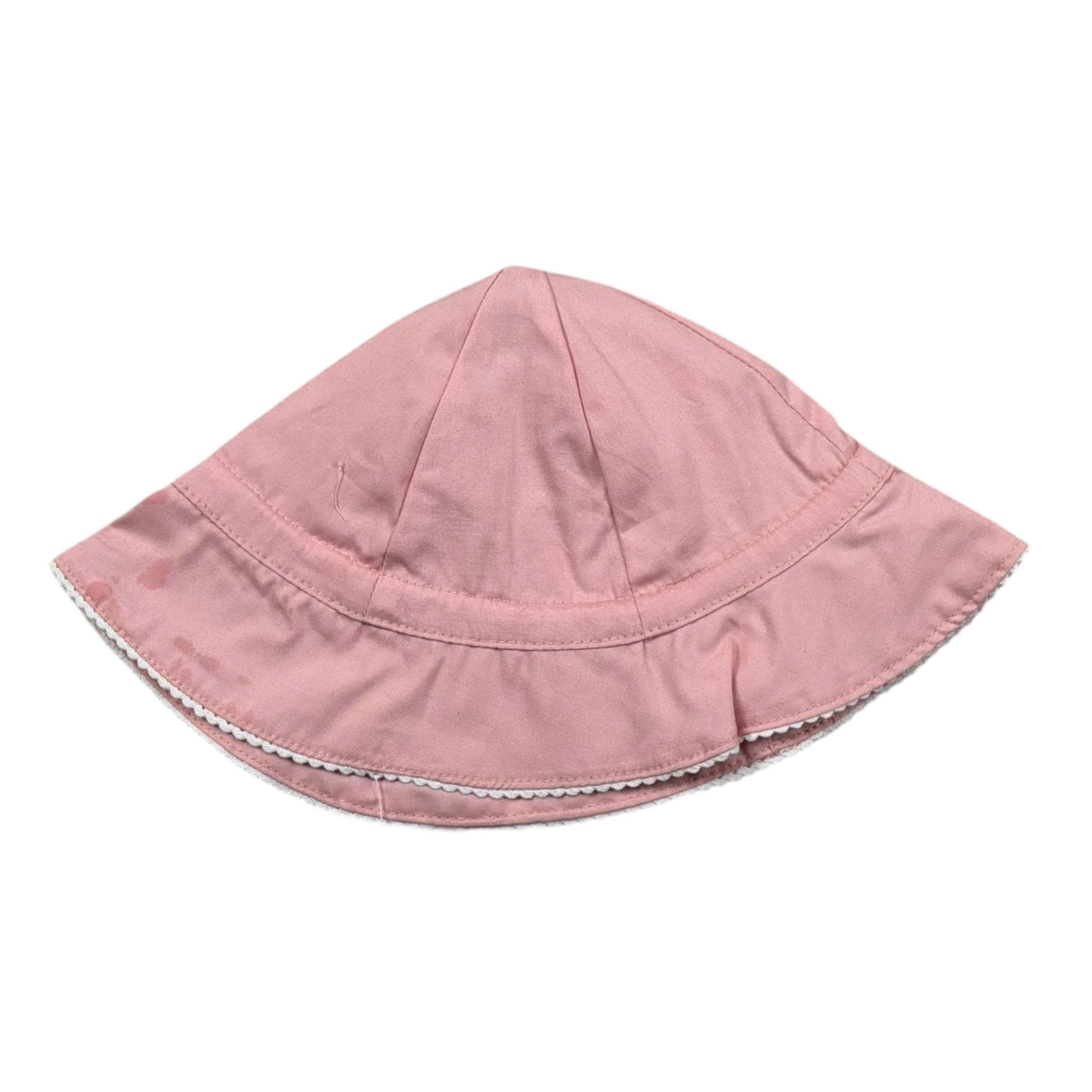Monnëka Cappello Modello Pescatore Tinta Unita per Neonata 082024 ROSA Monnëka 